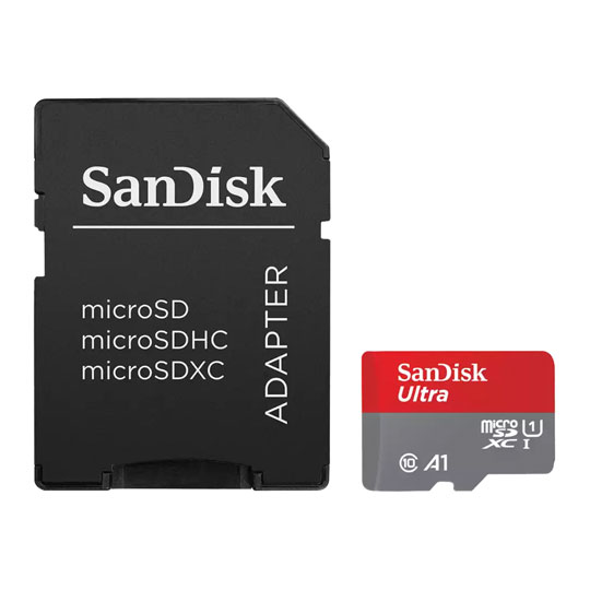 SanDisk Ultra 64GB UHS A1 Performance Micro SDXC Memory Card SD Adapter Included