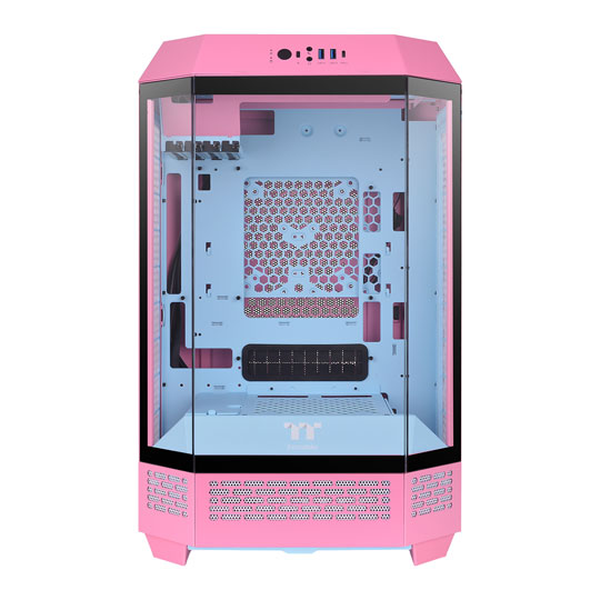 Thermaltake The Tower 300 Bubble Pink Micro Tower Tempered Glass PC Gaming Case