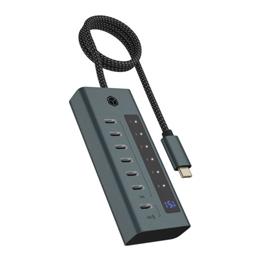 ICY BOX 7-Port USB 3.2 Gen 2 Type-C Hub