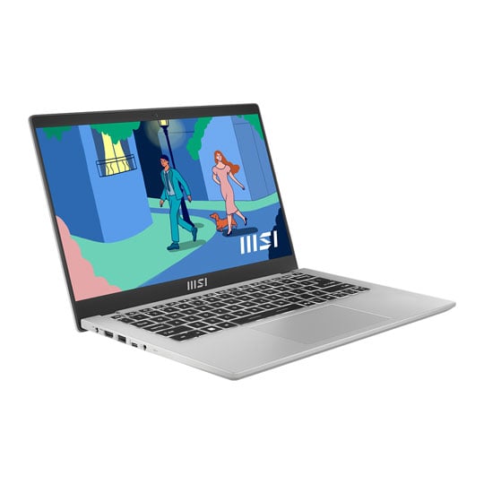 MSI Modern 14 C12M 14" FullHD 60Hz Core i5 Intel Iris Xe Graphics Laptop - Urban Silver