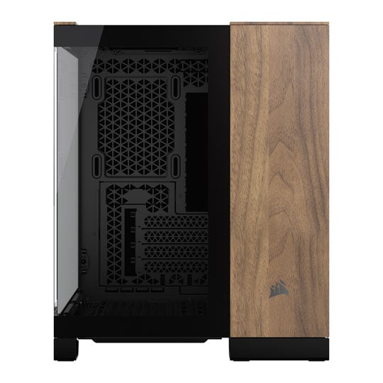 Corsair 2500X Black/Walnut Dual Chamber Tempered Glass Micro ATX PC Case : image 4