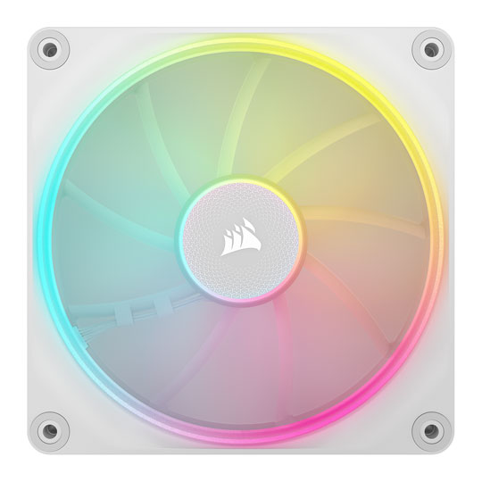 Corsair iCUE LINK LX140 RGB White Dual 140mm PWM Fan Starter Kit 2 Pack