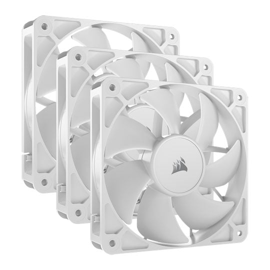Corsair RS120 PWM 120mm Fan Triple Pack - Simplified Control - Daisy-Chain 4-Pin PWM