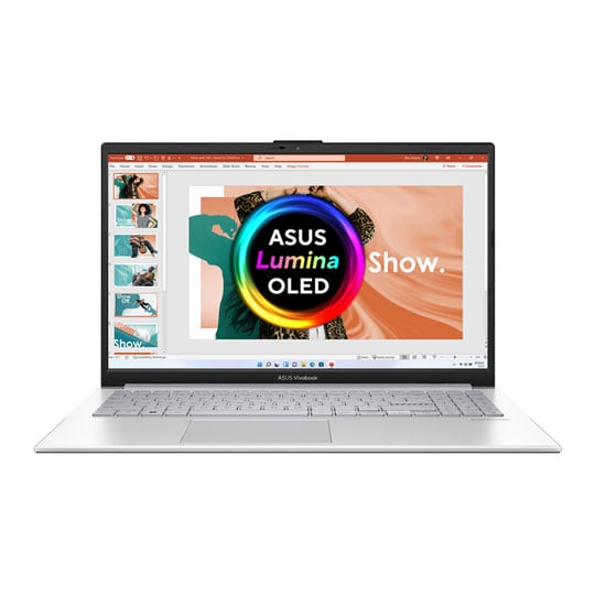 ASUS VivoBook Go 15 E1504FA-L1669W 15.6" Ryzen 5 Radeon Graphics OLED Laptop - Cool Silver