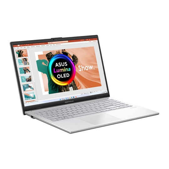 ASUS VivoBook Go 15 E1504FA-L1669W 15.6" Ryzen 5 Radeon Graphics OLED Laptop - Cool Silver
