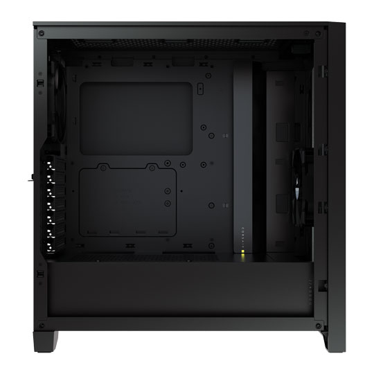 Corsair 4000D Airflow Black Chassis + Corsair 4000 Series Wooden PC Front Panel (Teak) Bundle : image 2