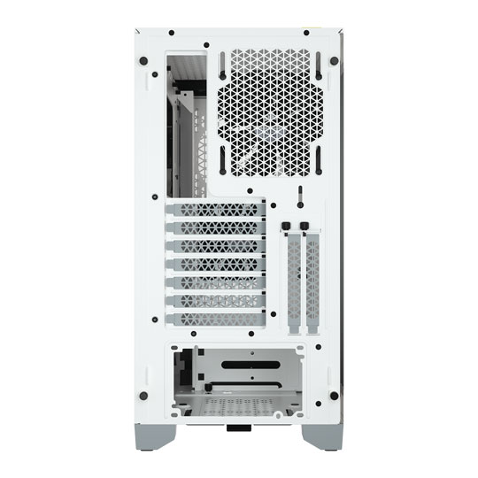 Corsair 4000D Airflow White Chassis + Corsair 4000 Series Wooden PC Front Panel (Bamboo) Bundle : image 3