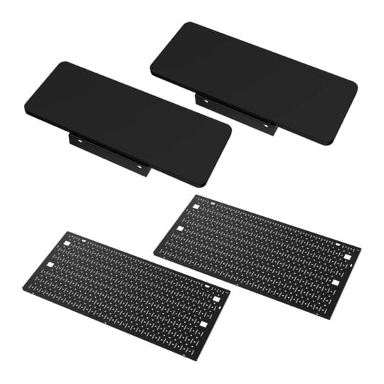 CORSAIR PLATFORM:6 Desk - Desk Extensions and Side Pegboards kit - Black