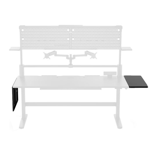 CORSAIR PLATFORM:6 Desk - Desk Extensions and Side Pegboards kit - Black