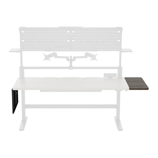 CORSAIR PLATFORM:6 Desk - Desk Extensions and Side Pegboards kit - Wood