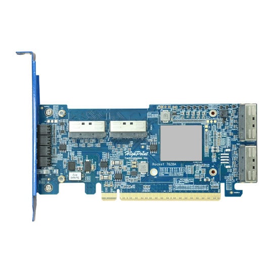 HighPoint Rocket 7628A MCIO NVMe PCIe 5.0 RAID Adapter Card : image 3