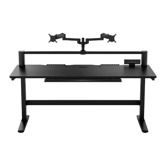 Corsair Platform:6 Desk Black Fixed-Height