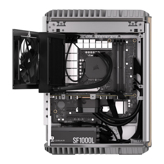 Corsair ONE i500 Core i9-14900K RTX 4090 Bright Wood Compact Hydro Cooled PC : image 3