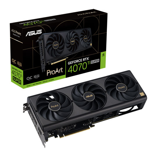 Refurbished ASUS NVIDIA GeForce RTX 4070 Ti SUPER 16GB ProArt OC