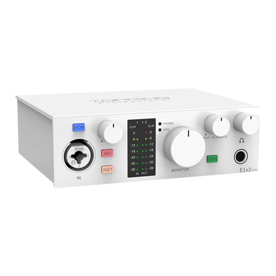 Topping Pro E1x2 OTG USB Audio Interface - White