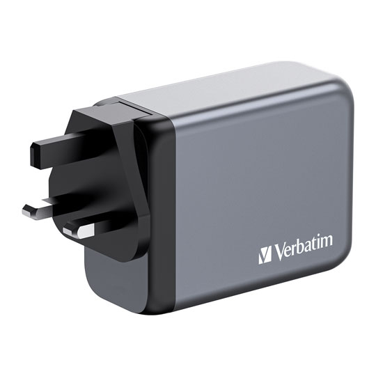 Verbatim 200W 4-Port GaN3 Wall Charger With PD3 3C1A UK/US/EU : image 3