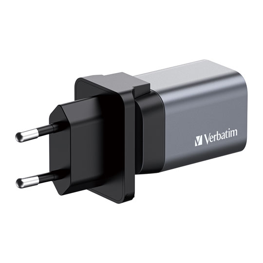 Verbatim 35W UK/US/EU 2-Port GaN Wall Charger With Power Delivery : image 4