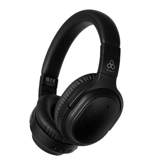 Final UX3000 On-Ear Bluetooth Wireless Headphones - Black