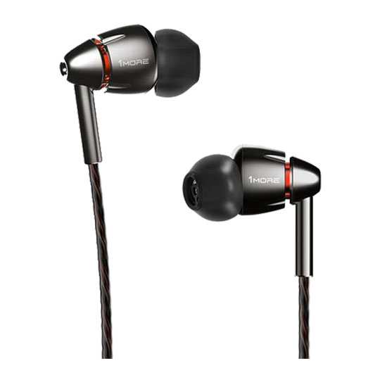 1MORE Quad Driver In-Ear Headphones - Grey
