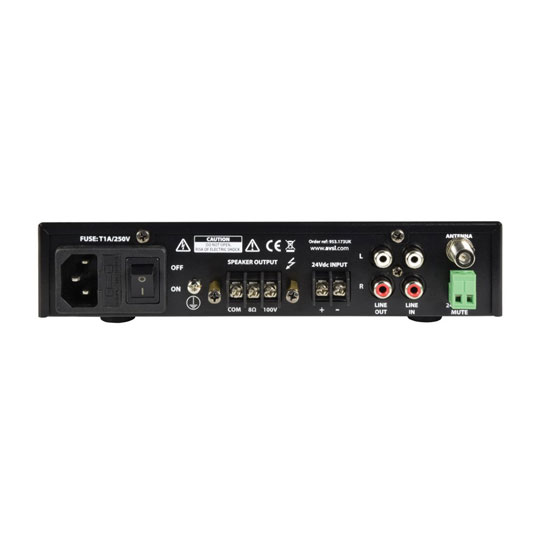 Adastra UM Series Ultra Compact Mixer-Amplifier 100V