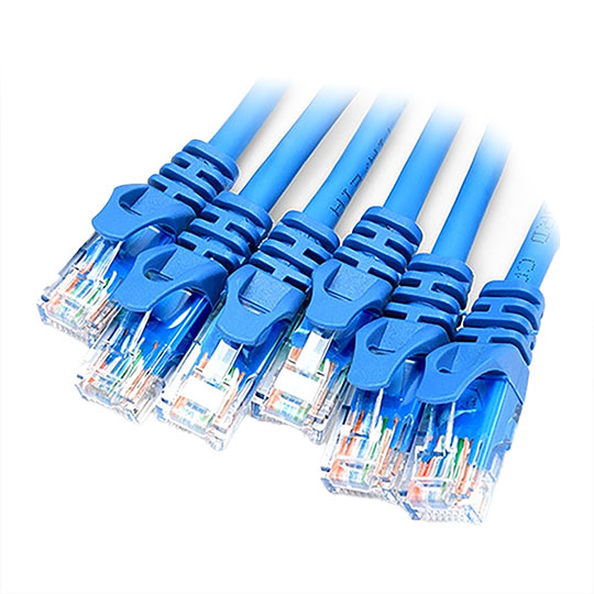 FS 7m (23ft) 6 Plug to 6 Plug Cat6 Unshielded Pre-Terminated Copper Trunk Cable