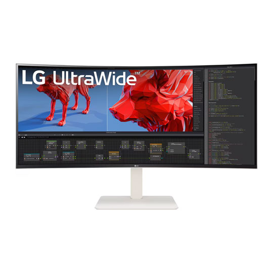LG 38WR85QC-W Ultrawide 38" 144Hz IPS FreeSync Premium Pro Refurbished Curved Monitor : image 1