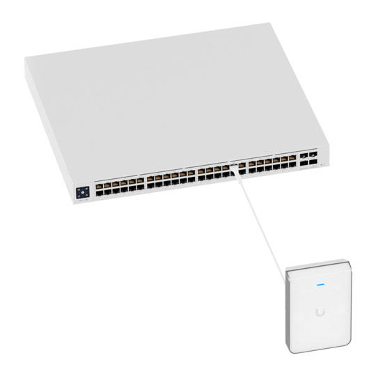 Ubiquiti UniFi U7 Pro Wall Tri-Band WiFi 7 Wall-Mountable Access Point