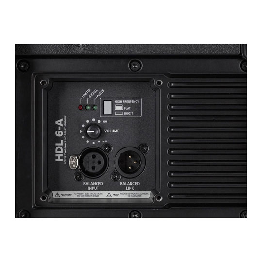 RCF RCF HDL6A (x6) / SUB8004-AS (x2) Active Line-Array Ground-Stacked System : image 3