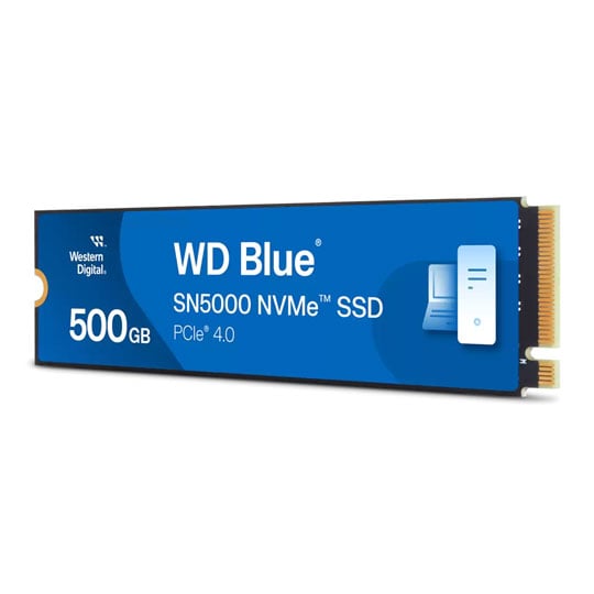 WD Blue SN5000 500GB M.2 PCIe 4.0 NVMe SSD/Solid State Drive