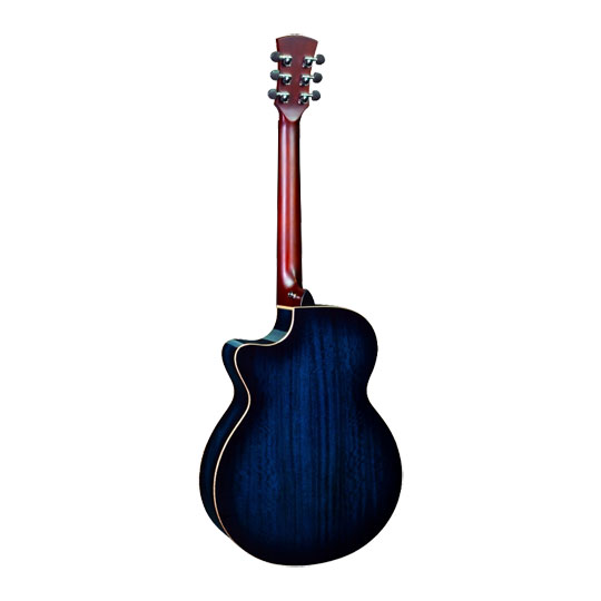 Faith - FVBLM - Blue Moon Venus Cut/Electro Guitar with Hardcase : image 2