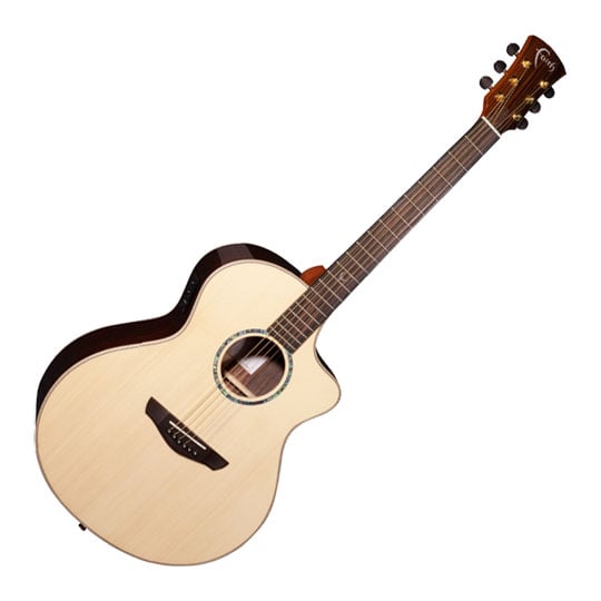 Faith - FNCEHG3 - HiGloss 3 Neptune Cut/Electro Guitar- 3-Piece Rosewood+ Hard Case