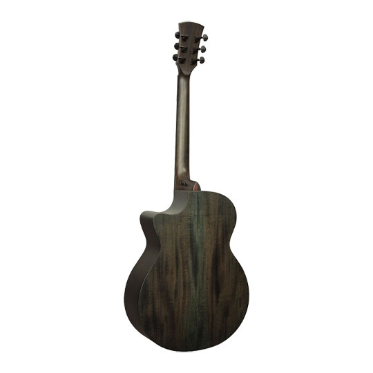 Faith - FKVBK - Naked Venus Cut/Electro Black Stain Guitar with Gig Bag