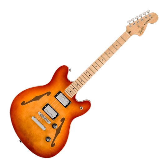 Squier - Affinity Series Starcaster Deluxe - Sienna Sunburst
