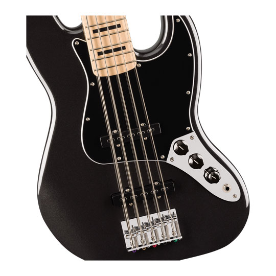 Squier Affinity Series Active Jazz Bass V Black Metallic