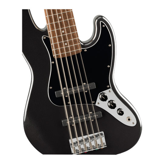 Squier- Affinity Series Jazz Bass VI - Black Metallic