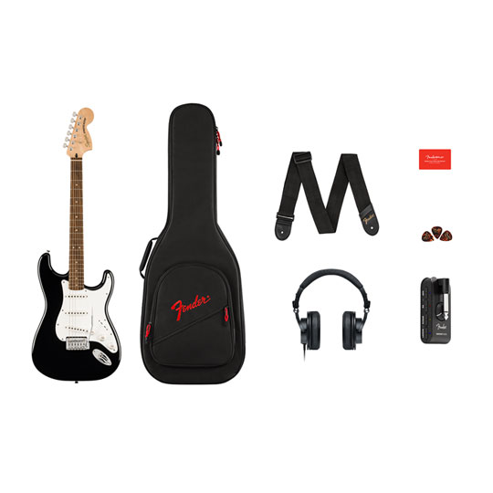Squier Affinity Series Stratocaster Mustang Micro Pack