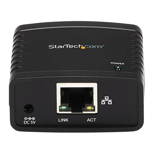 StarTech Ethernet to USB Network Print Server