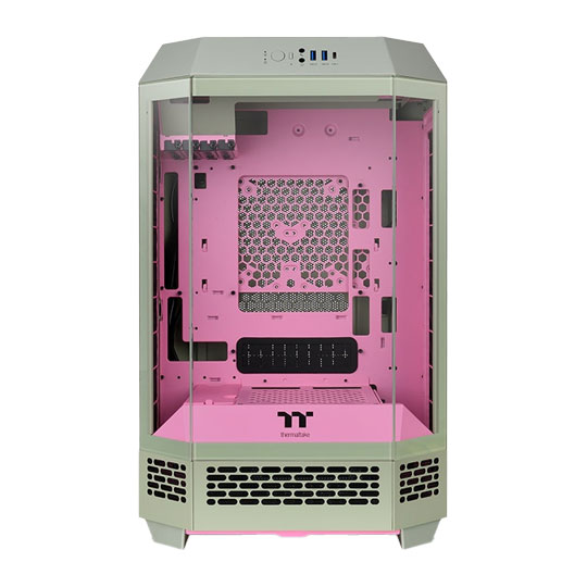 Thermaltake The Tower 300 Matcha Plum Micro Tower Tempered Glass PC Gaming Case