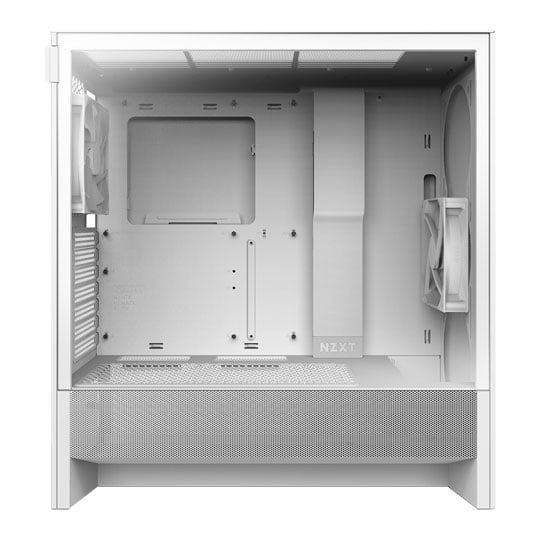NZXT H5 Flow White Mid Tower Tempered Glass PC Gaming Case