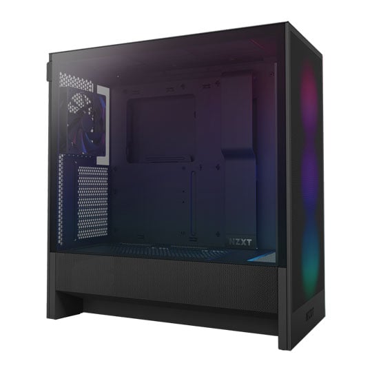 NZXT H5 Flow RGB Compact Black Mid Tower Tempered Glass Gaming Case
