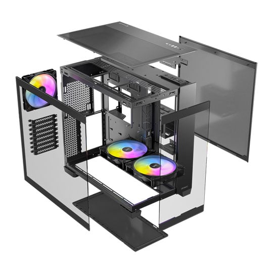Antec C8 ARGB Full Tower Tempered Glass PC Gaming Case Black : image 4
