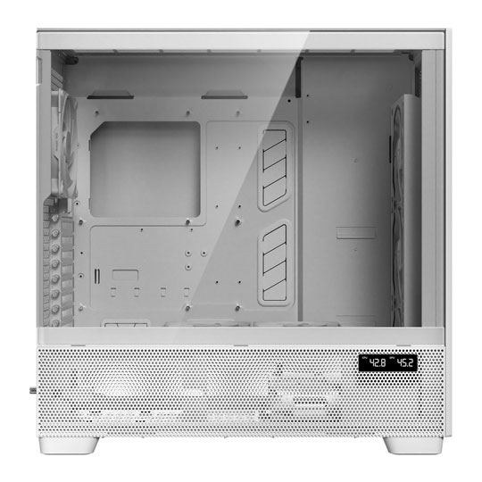Antec Flux PRO Full Tower Tempered Glass White/Wood PC Gaming Case