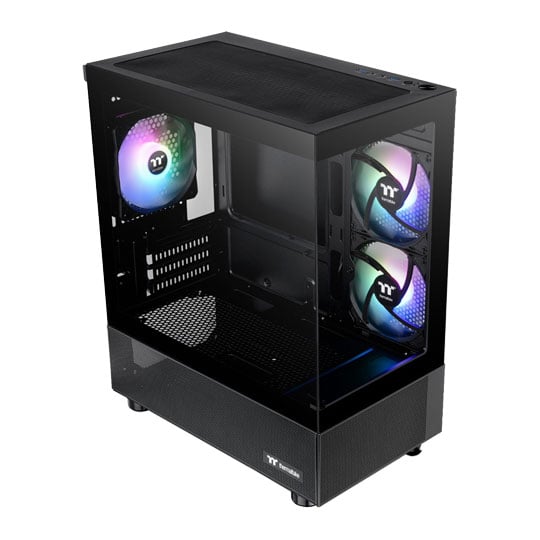 Thermaltake View 170 TG ARGB Black mATX Tempered Glass PC Gaming Case : image 3
