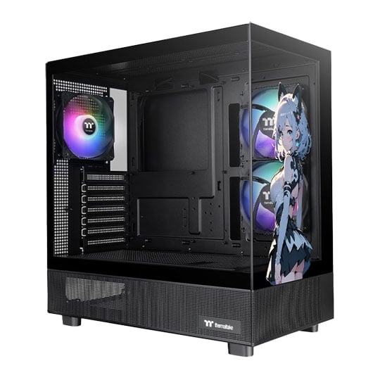 Thermaltake View 270 TG SP Edition ARGB Mid Tower Dual Window Tempered Glass Gaming Case Black