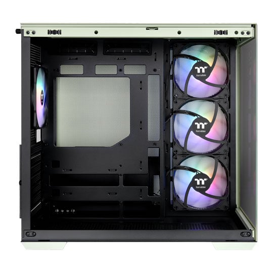 Thermaltake View 380 TG ARGB Mid Tower Tempered Glass PC Gaming Case Matcha Green