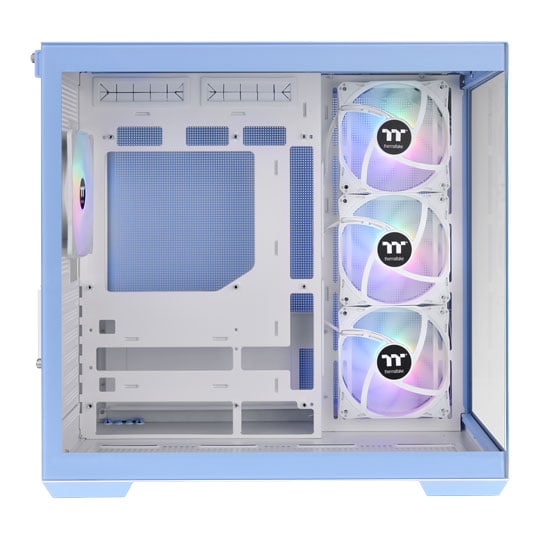Thermaltake View 380 TG ARGB Mid Tower Tempered Glass PC Gaming Case Hydrangea Blue
