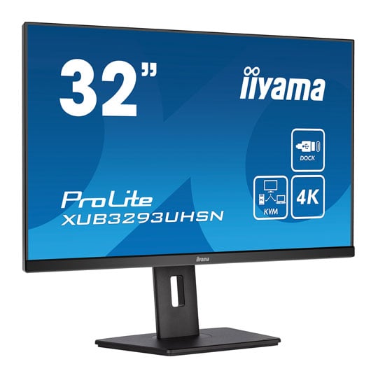 iiyama XUB3293UHSN-B5 ProLite 32" 4K UHD 60Hz KVM IPS Open Box Monitor