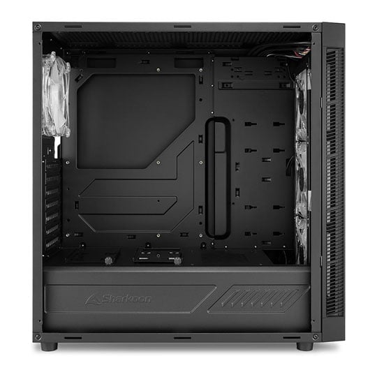Sharkoon TG6M RGB Black Mid-Tower Tempered Glass PC Gaming Case