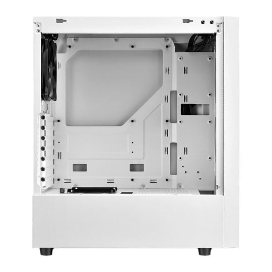 Sharkoon RGB Slider White Mid Tower Tempered Glass PC Gaming Case