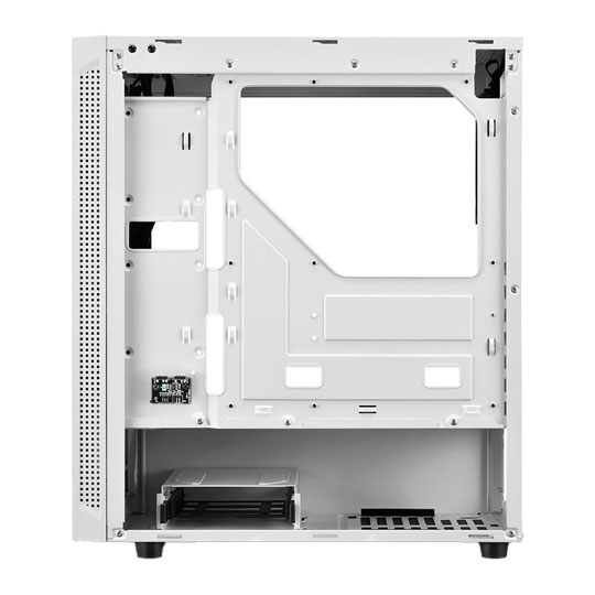 Sharkoon RGB Slider White Mid Tower Tempered Glass PC Gaming Case : image 3